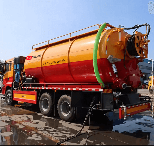 sewer cleaner truck