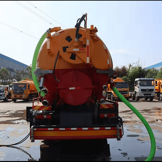 sewage vacuum truck