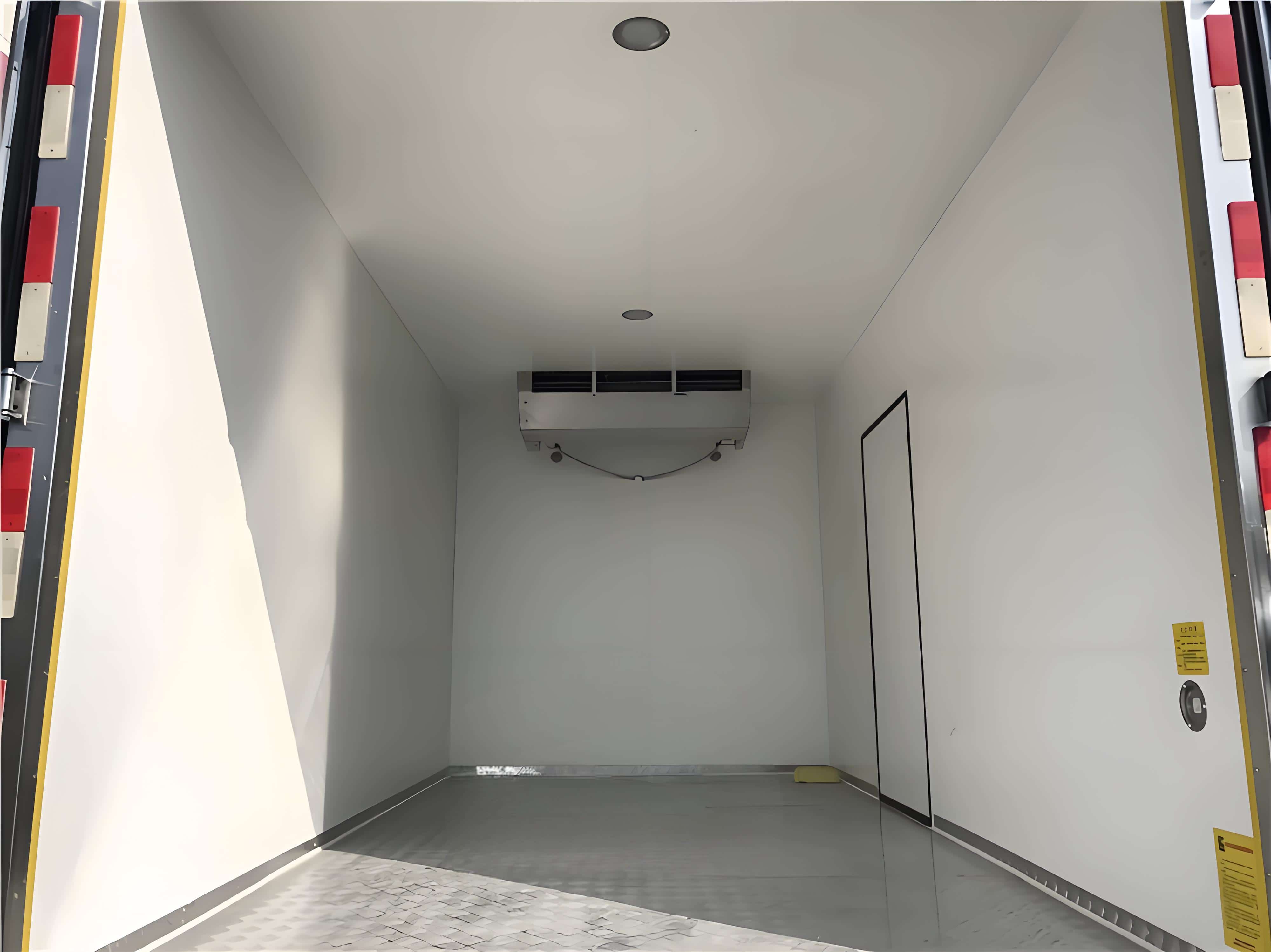 inner van of refrigerated truck