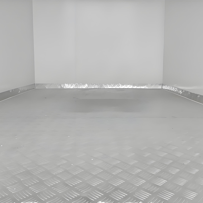 alnuminum checkered plate floor