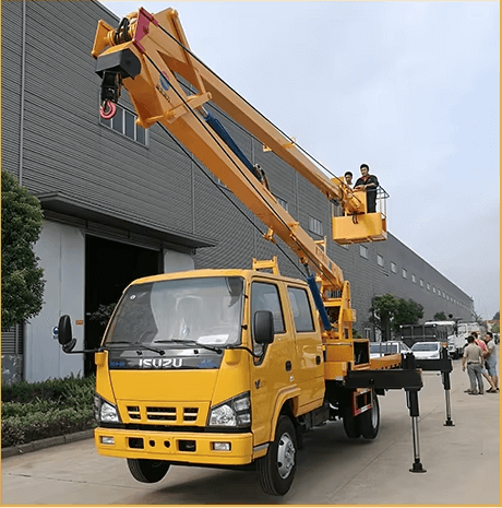 aerial working platform truck