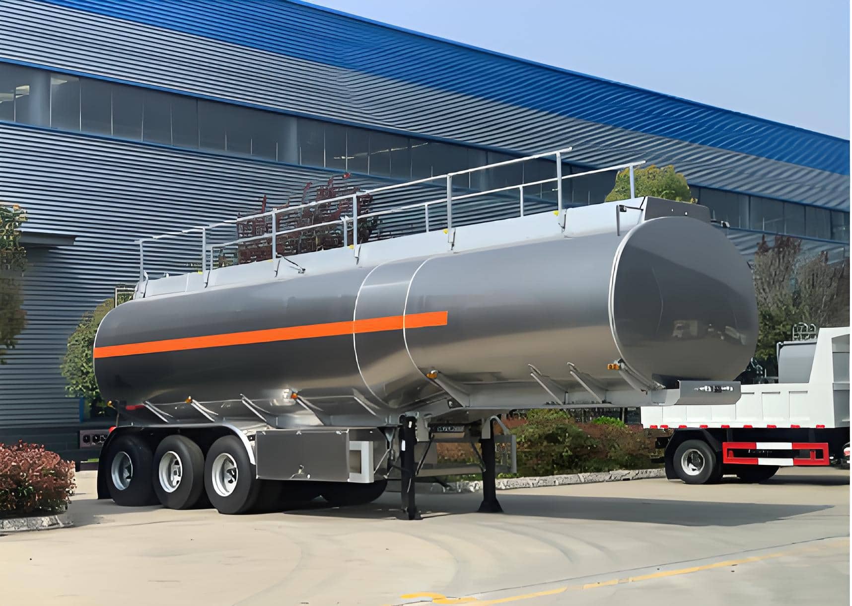 3 Axles Aluminum Alloy fuel tank trailer