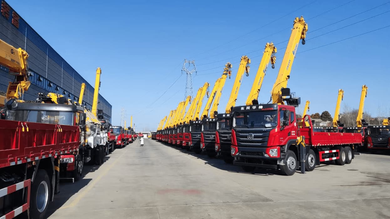60 units truck mounted crane delivering to Tajikistan on May 9,2025