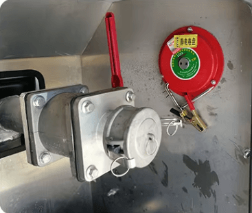 Static conductive wire reel