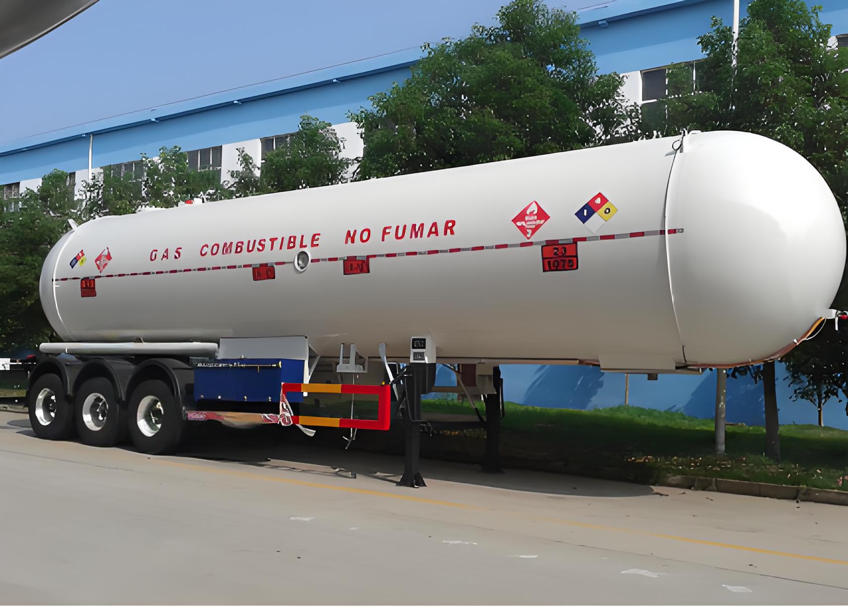 ASME 58m³Propane LPG Tank Semi-trailer