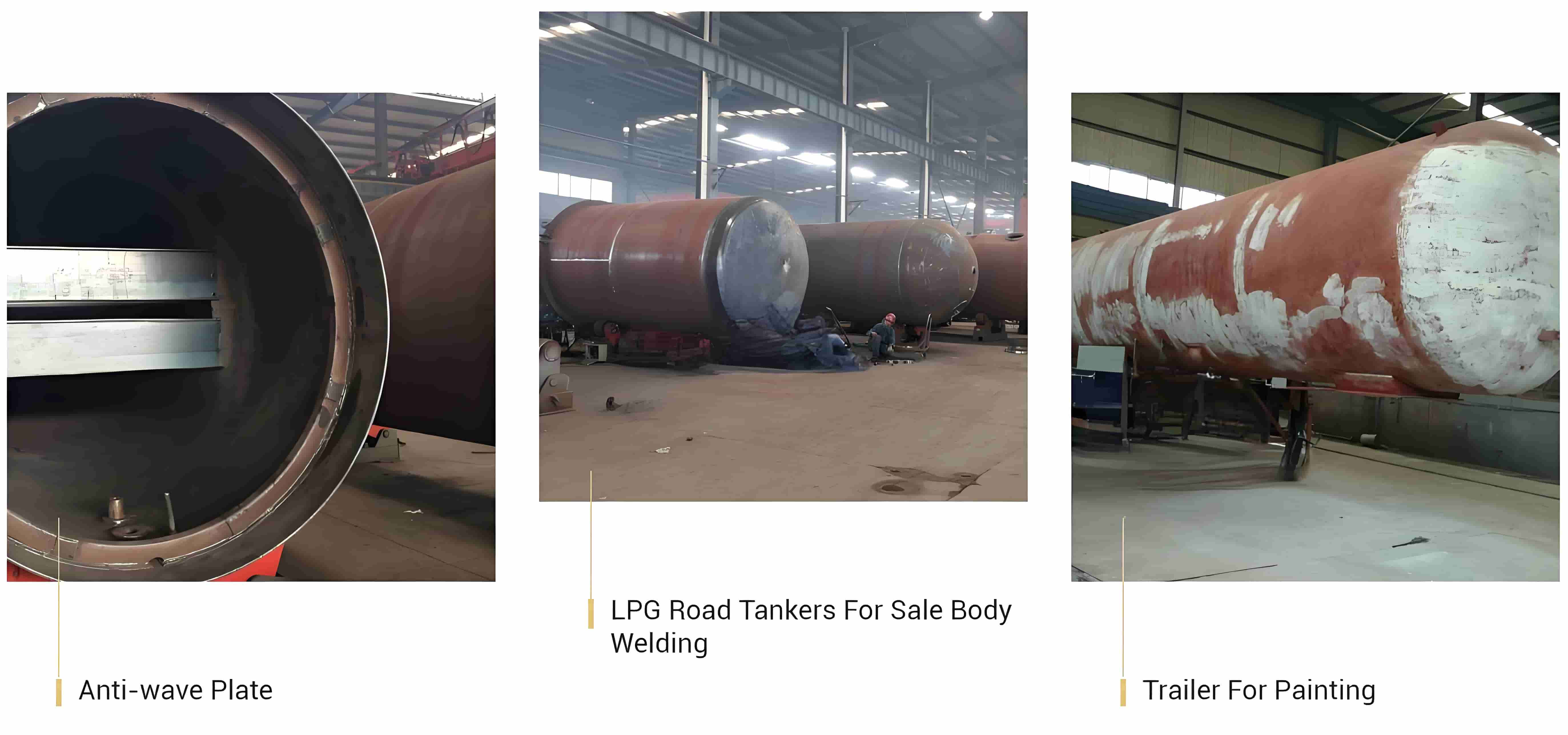 ASME 58m³Propane LPG Tank Semi-trailer