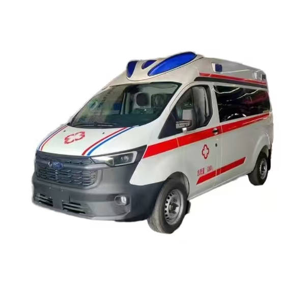 New for Ford Customizable Ambulance with Center-Axle and Center-Roof for Custodial Services